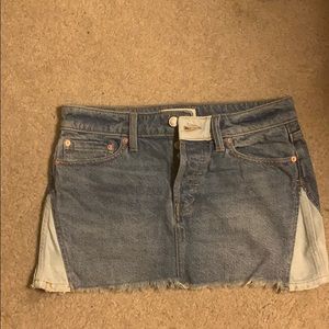 jean skirt